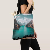 WATERSTOF TUSSEN BROWN-MOUNTAINS TOTE BAG (Dichtbij)