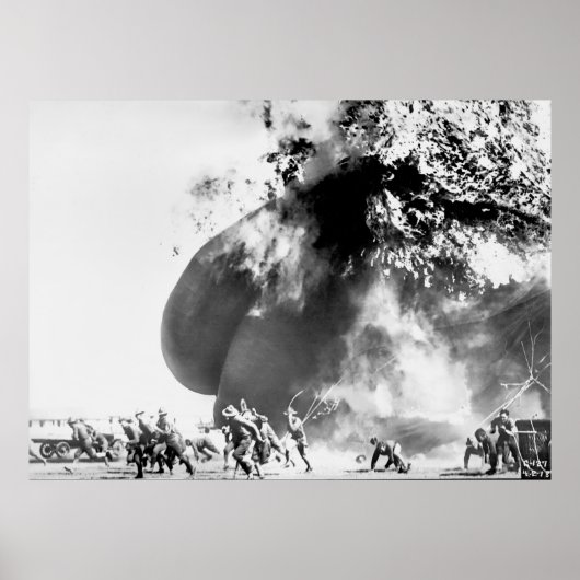 Waterstofballonongeluk - FT Sill Oklahoma 1918 Poster (Voorkant)