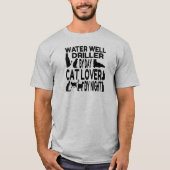 Waterstofboor houdt van katten t-shirt (Voorkant)