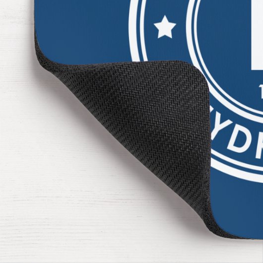 Waterstofelement Blauwe Muismat (Hoek)