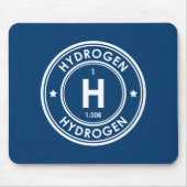 Waterstofelement Blauwe Muismat (Voorkant)