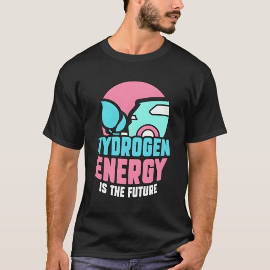 Waterstofenergie is de toekomstige hybride stroomp t-shirt (Voorkant)