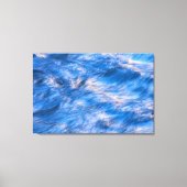 Waterstroom Abstract Canvas Afdruk (Voorkant)
