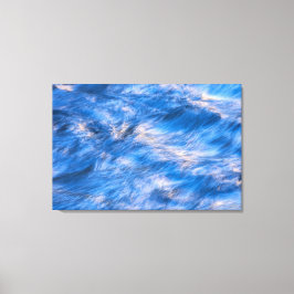 Waterstroom Abstract Canvas Afdruk