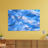Waterstroom Abstract Canvas Afdruk (Insitu (Woonkamer))