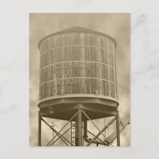 Watertank Briefkaart (Voorkant)