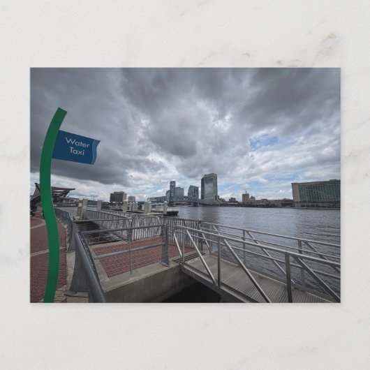 Watertaxi Briefkaart (Voorkant)