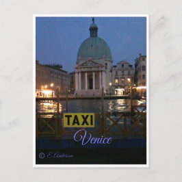 Watertaxi Venetië, Italië Briefkaart