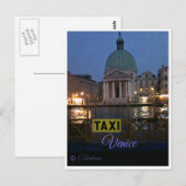 Watertaxi Venice, Italië Briefkaart (Voorkant / Achterkant)