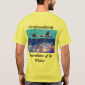 Watertest zwart newf 2024 t-shirt (Achterkant)