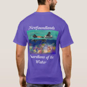 Watertest zwart newf 2024 t-shirt (Achterkant)