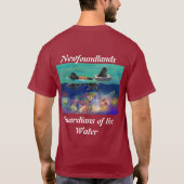 Watertest zwart newf 2024T-Shirt T-shirt (Achterkant)