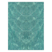 Watertexturen van Caraïbisch Zee, groen Tafelkleed (Voorkant)