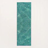 Watertexturen van het Caribische Zee Yogamat (Achterkant)