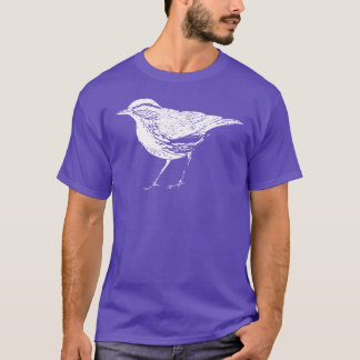 Waterthrush Witte Ontwerp T-shirt