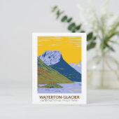 Waterton-Glacier International Peace Park  Briefkaart (Staand voorkant)