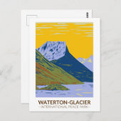 Waterton-Glacier International Peace Park  Briefkaart (Voorkant / Achterkant)