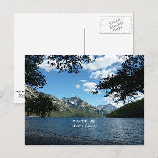 Waterton Lake, Alberta, Canada Briefkaart (Voorkant / Achterkant)