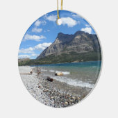 Waterton Lake- Alberta, Canada Keramisch Ornament (Links)