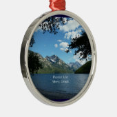 Waterton Lake, Alberta, Canada, Metalen Ornament (Rechts)