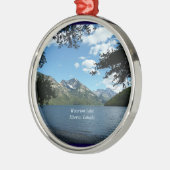 Waterton Lake, Alberta, Canada, Metalen Ornament (Links)