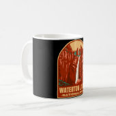 Waterton Lakes, Alberta � de geest van de bergen Koffiemok (Voorkant links)