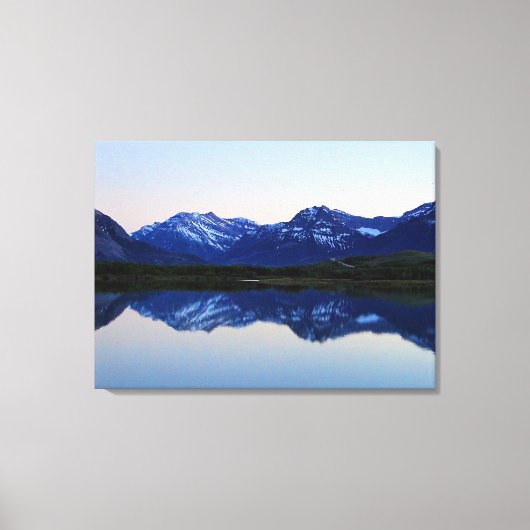 Waterton Lakes Canvas Afdruk (Voorkant)