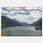 Waterton Lakes Nationaal Park Landschap Magneet (Voorkant)