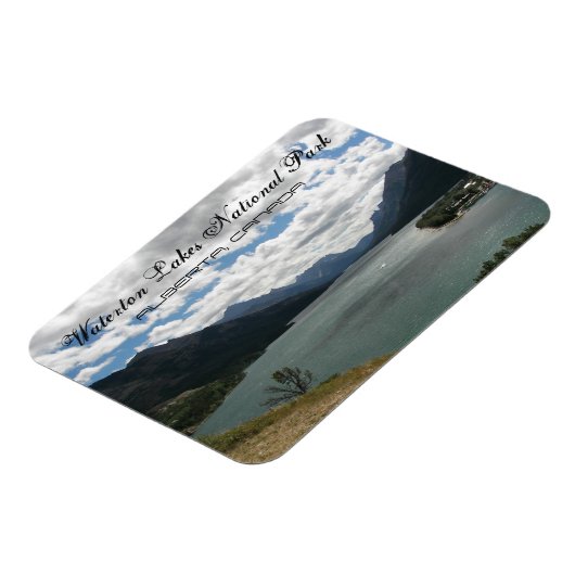 Waterton Lakes Nationaal Park Landschap Magneet (Linkerzijde)