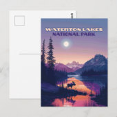 Waterton Lakes National Park Canada Alberta Briefkaart (Voorkant / Achterkant)