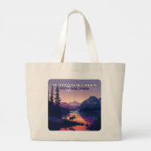 Waterton Lakes National Park Canada Alberta Grote Tote Bag (Achterkant)