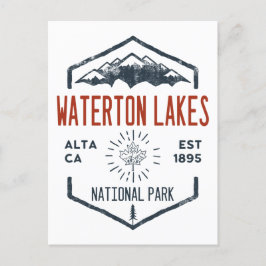 Waterton Lakes National Park Canada  Briefkaart