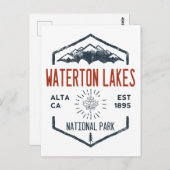 Waterton Lakes National Park Canada  Briefkaart (Voorkant / Achterkant)