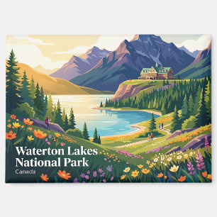 Waterton Lakes National Park Canada Magneet