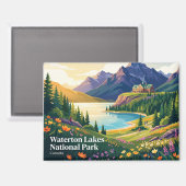 Waterton Lakes National Park Canada Magneet (Voorkant / Achterkant)