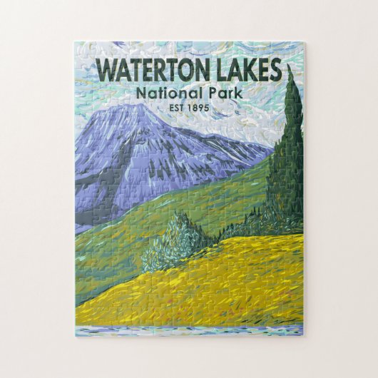 Waterton Lakes National Park Canada Travel  Legpuzzel (Verticaal)