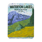 Waterton Lakes National Park Canada Travel  Magneet (Verticaal)