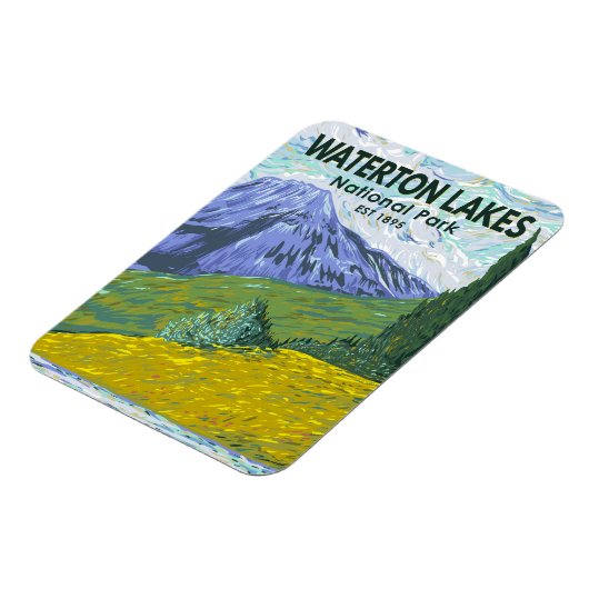 Waterton Lakes National Park Canada Travel  Magneet (Linkerzijde)