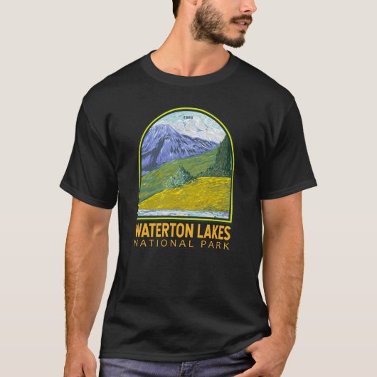 Waterton Lakes National Park Canada Travel  T-shirt (Voorkant)