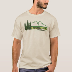 Waterton Lakes National Park Groene Strepen T-shirt