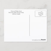 Waterton Lakes National Park Hotel Reizen Briefkaart (Achterkant)