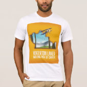 Waterton Lakes National Park of Canada Art Print T-shirt (Voorkant)