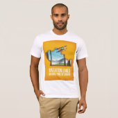 Waterton Lakes National Park of Canada Art Print T-shirt (Voorkant volledig)