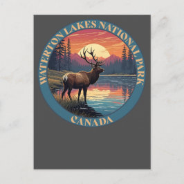 Waterton Lakes National Park of Canada Briefkaart