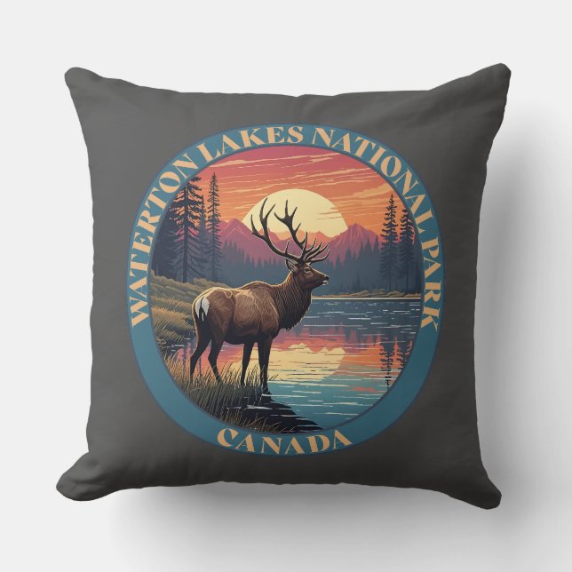 Waterton Lakes National Park of Canada Kussen (Voorkant)