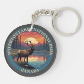 Waterton Lakes National Park of Canada Sleutelhanger (Achterkant)