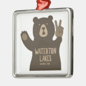 Waterton Lakes National Park Peace Beer Metalen Ornament (Links)