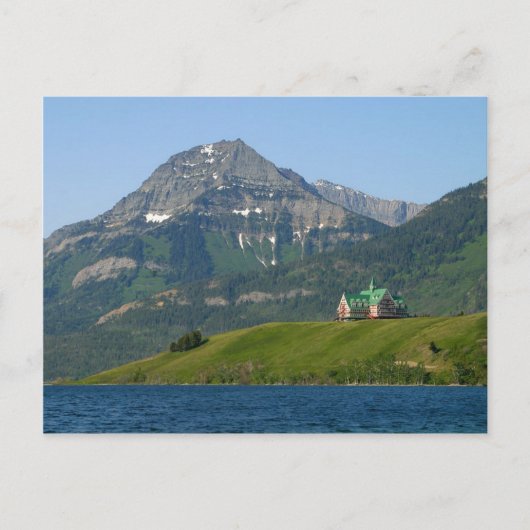 Waterton Lakes National Park Prince of Wales Hotel Briefkaart (Voorkant)