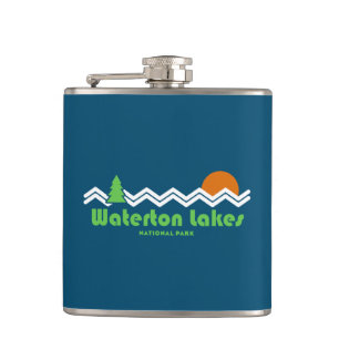 Waterton Lakes National Park Retro Heupfles