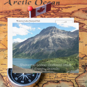 Waterton Lakes National Park Travel Photo Briefkaart